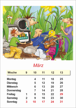 Kinder Kalender 2024